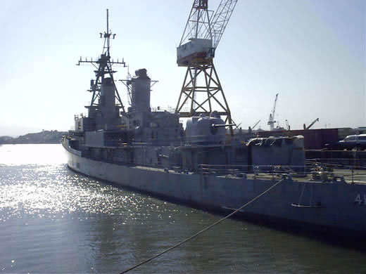 Dive HMAS Brisbane - Her Story Image Gallery  Brisbane tour 27th Sept 2004 almost ready